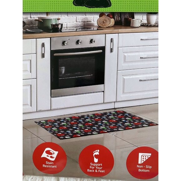 PEANUTS Snoopy Puffer Jacket XL Anti-Fatigue Kitchen Mat 20” X 39” Winter NEW - Picture 4 of 16